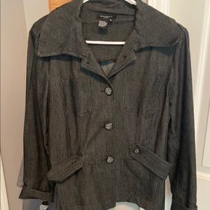 Sandro Black Blazer Classic Timeless Design